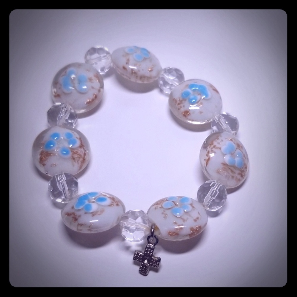 White Stone Bracelet